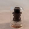 wenge snowman in a glass dome